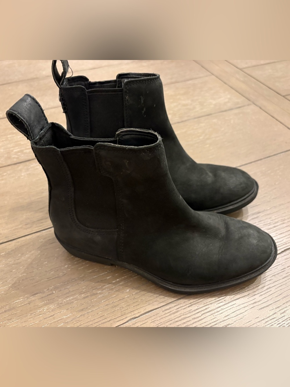 UGG Classic Black slip-on Ankle Booties
